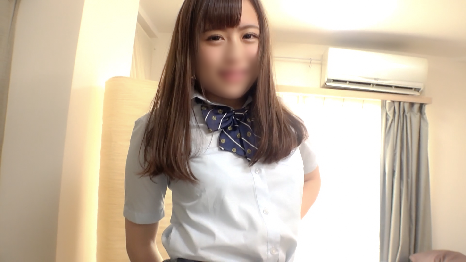 FC2-PPV-3835542 制服ロング美女　本編加工なし　首絞め濃厚中出し。**nxyoqsynx 絶対受精。 Sample 3