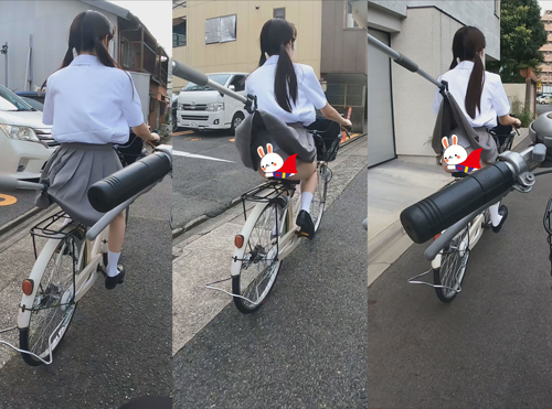 FC2-PPV-4029805 制服自転***oypsnznqo 車③9回めくりパンチラ Sample 1