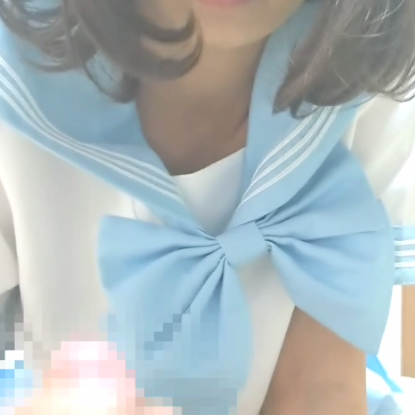 FC2-PPV-4036483 【個人撮影　顔モ無し　人妻】***oypsxpxp* 梨亜のセーラー服でエッチしよ! Sample 8