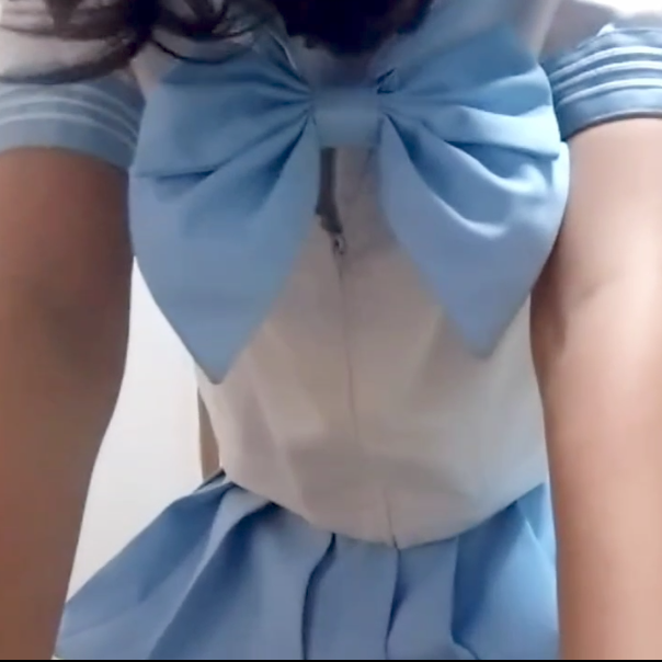 FC2-PPV-4036483 【個人撮影　顔モ無し　人妻】***oypsxpxp* 梨亜のセーラー服でエッチしよ! Sample 4