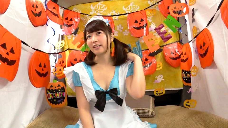 FC2-PPV-4124792 みゆ(22)【Happy Halloween!】***oypsnzzns メイド仮装のＦカップ美女をガチナンパ！彼氏が欲しいらしいので代わりに精子をプレゼント♪ Sample 1