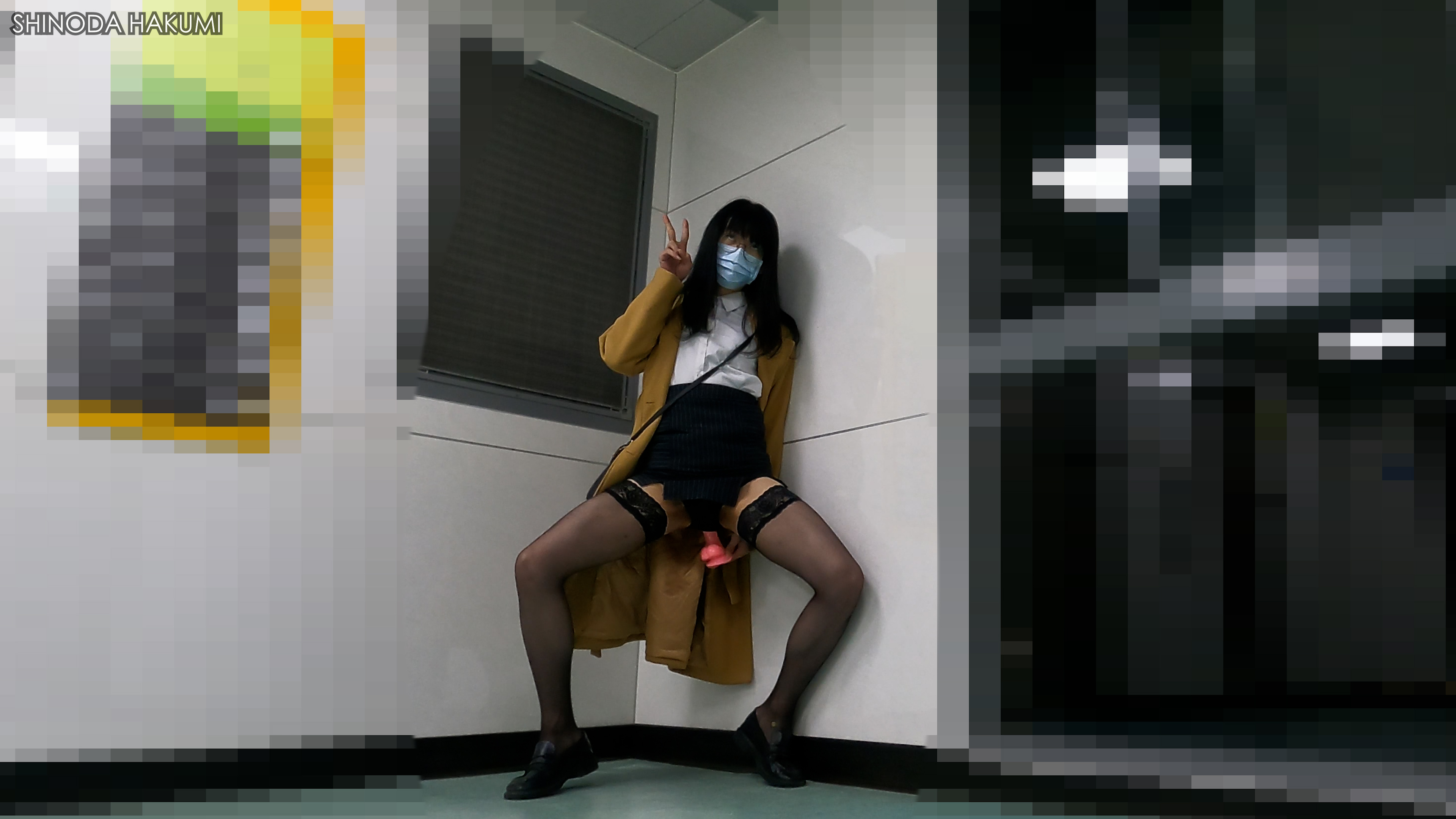 FC2-PPV-4310238 HA29残業後、OLはオフィスの外でオナニーしました！***oypsxpxzo 黒ストッキングに射精！ Sample 5