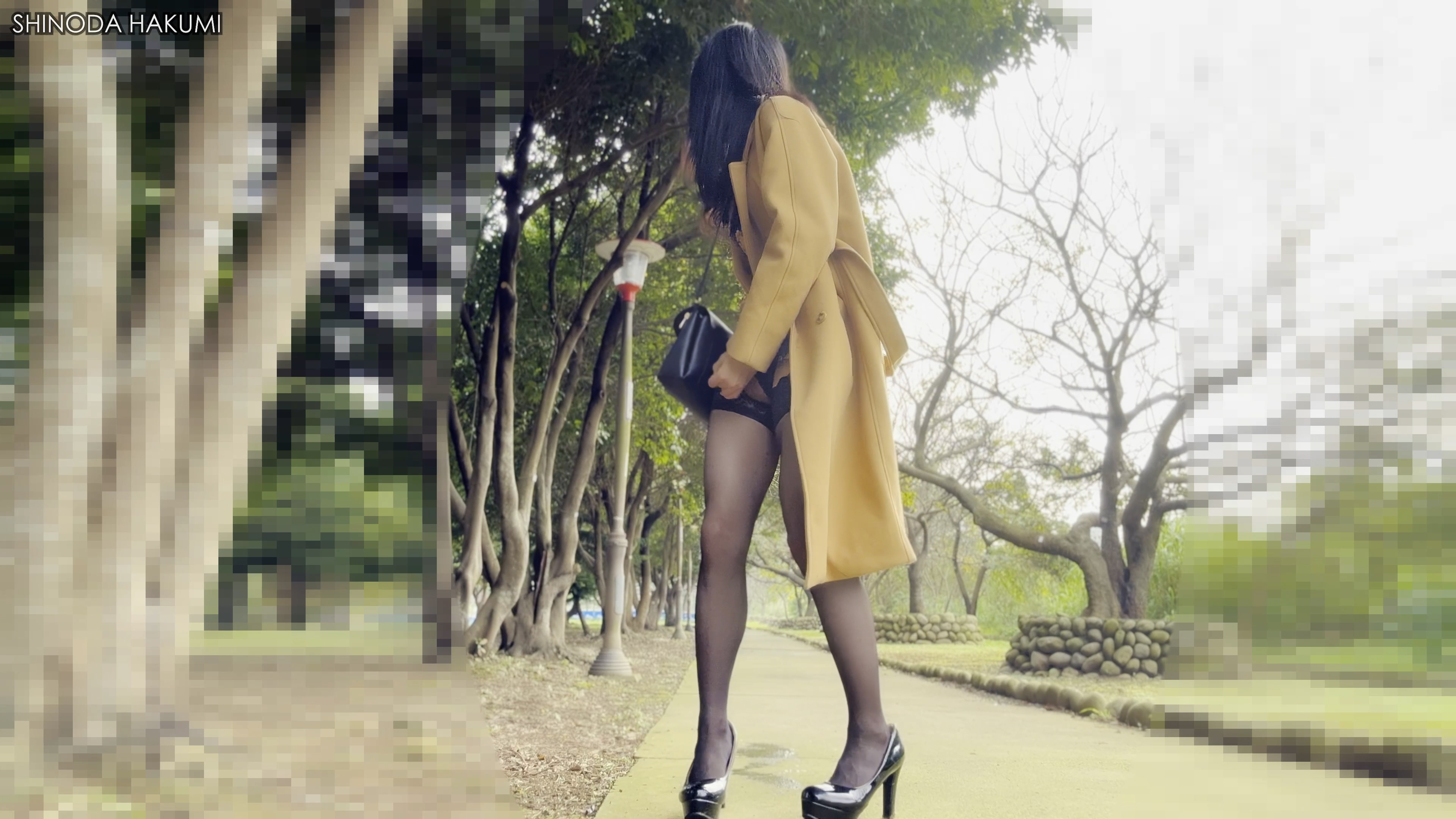 FC2-PPV-4310336 HA32セクシーなチャイナドレスと黒ストッキングを着て、露出してオナニー潮吹きし、最後には精液と水でいっぱいあった！**sqpnnjssp Sample 1
