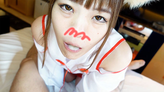 FC2-PPV-4312508 【ごっくん】***oypsxpx*n 巫女キツネコス美女がフェラで邪気の吸い取り作業！最後は口内射精で... 寸止め地獄#45【寸止め10回】 Sample 10