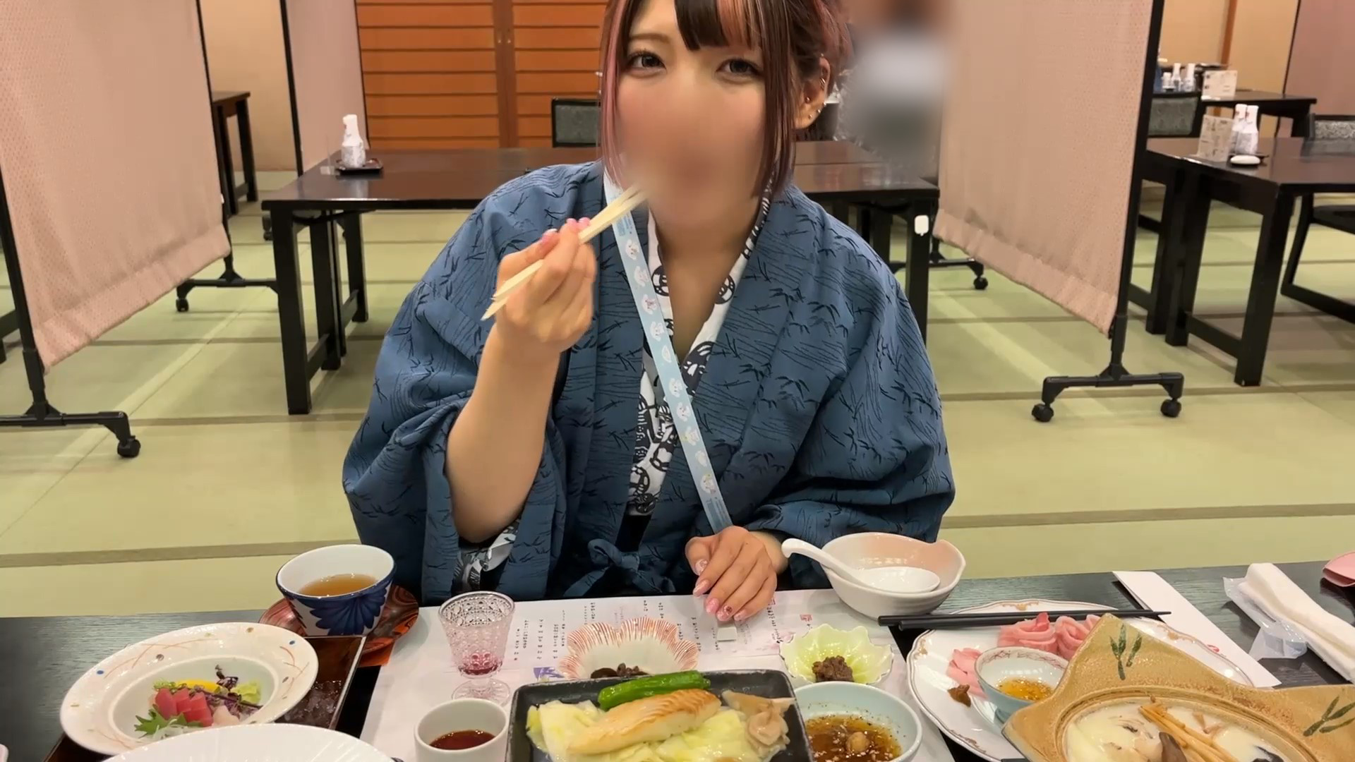 FC2-PPV-4328683 S級美女の温泉情事♡Gカップむちむちの身体の入浴とその後は客室で大胆SEX！**psojpnxjyo Sample 1