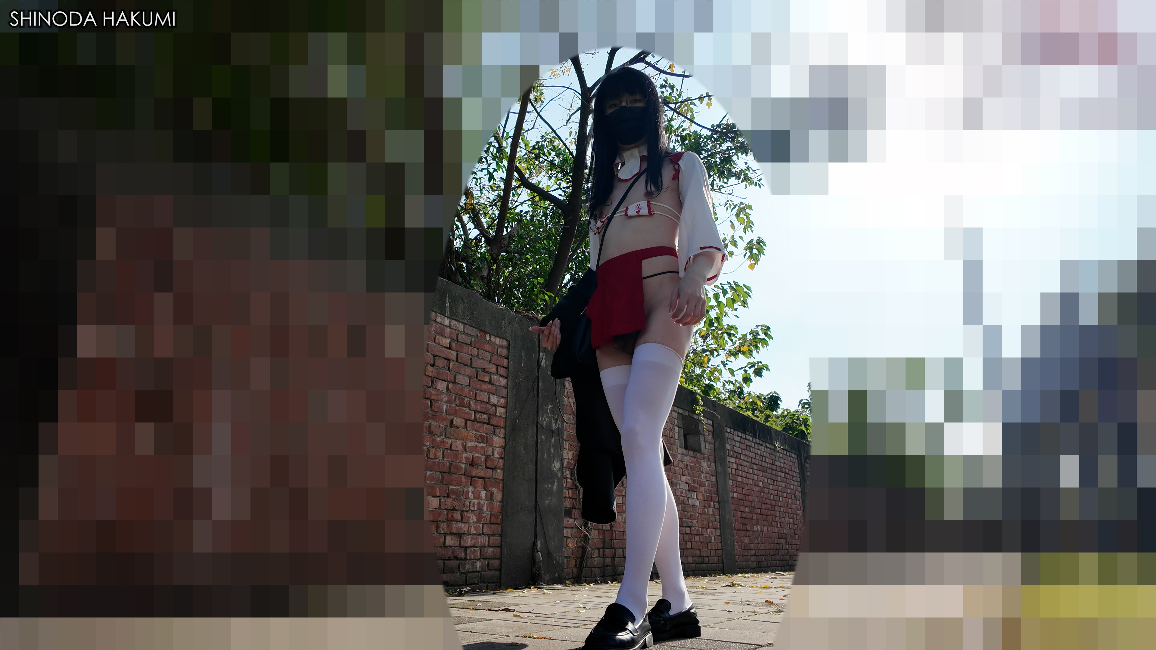 FC2-PPV-4329613 HA36巫女がお尻におもちゃを挿入して野外で潮吹き＆射精！**sqpnnjozo Sample 3