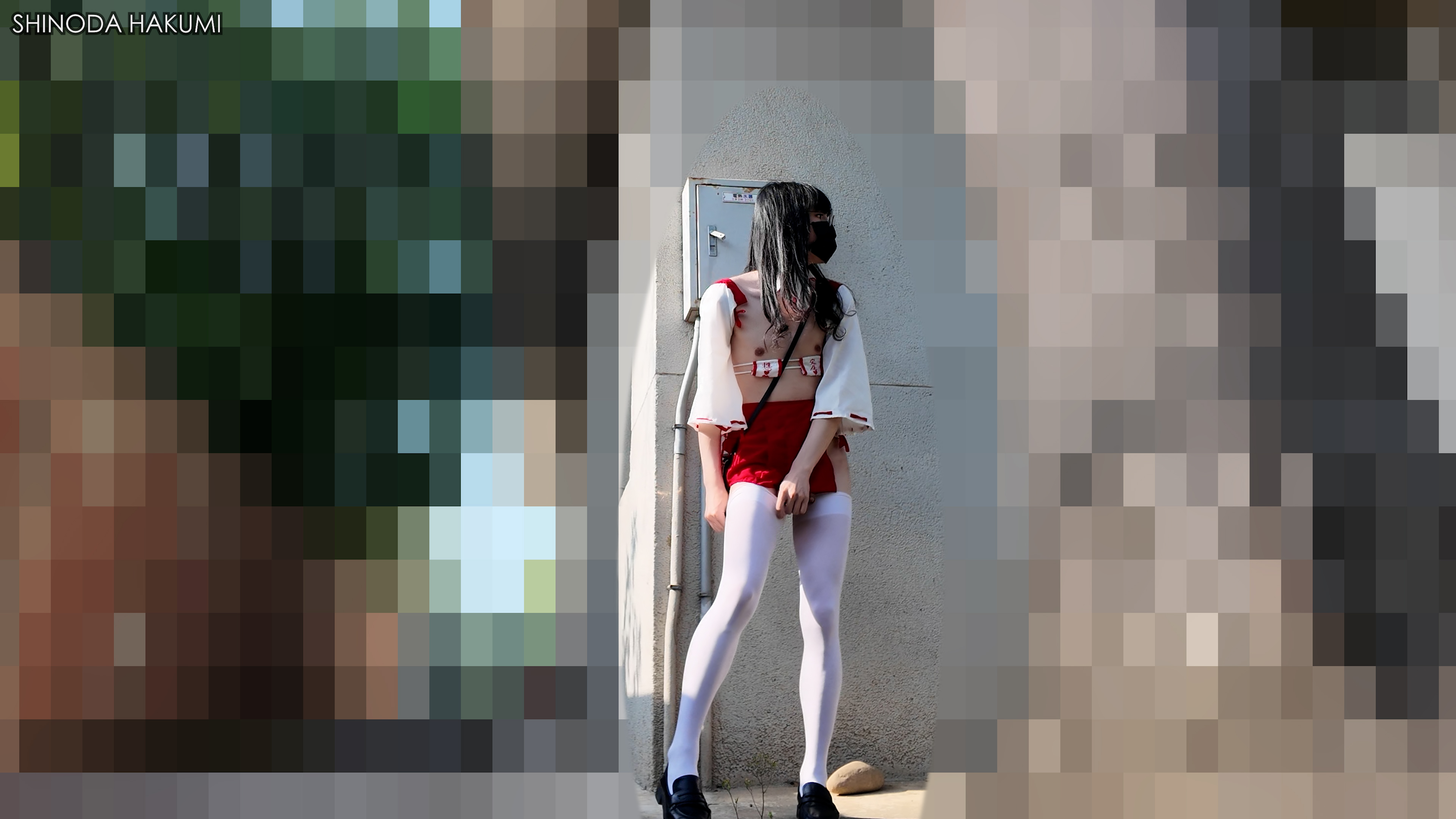 FC2-PPV-4329613 HA36巫女がお尻におもちゃを挿入して野外で潮吹き＆射精！**sqpnnjozo Sample 6