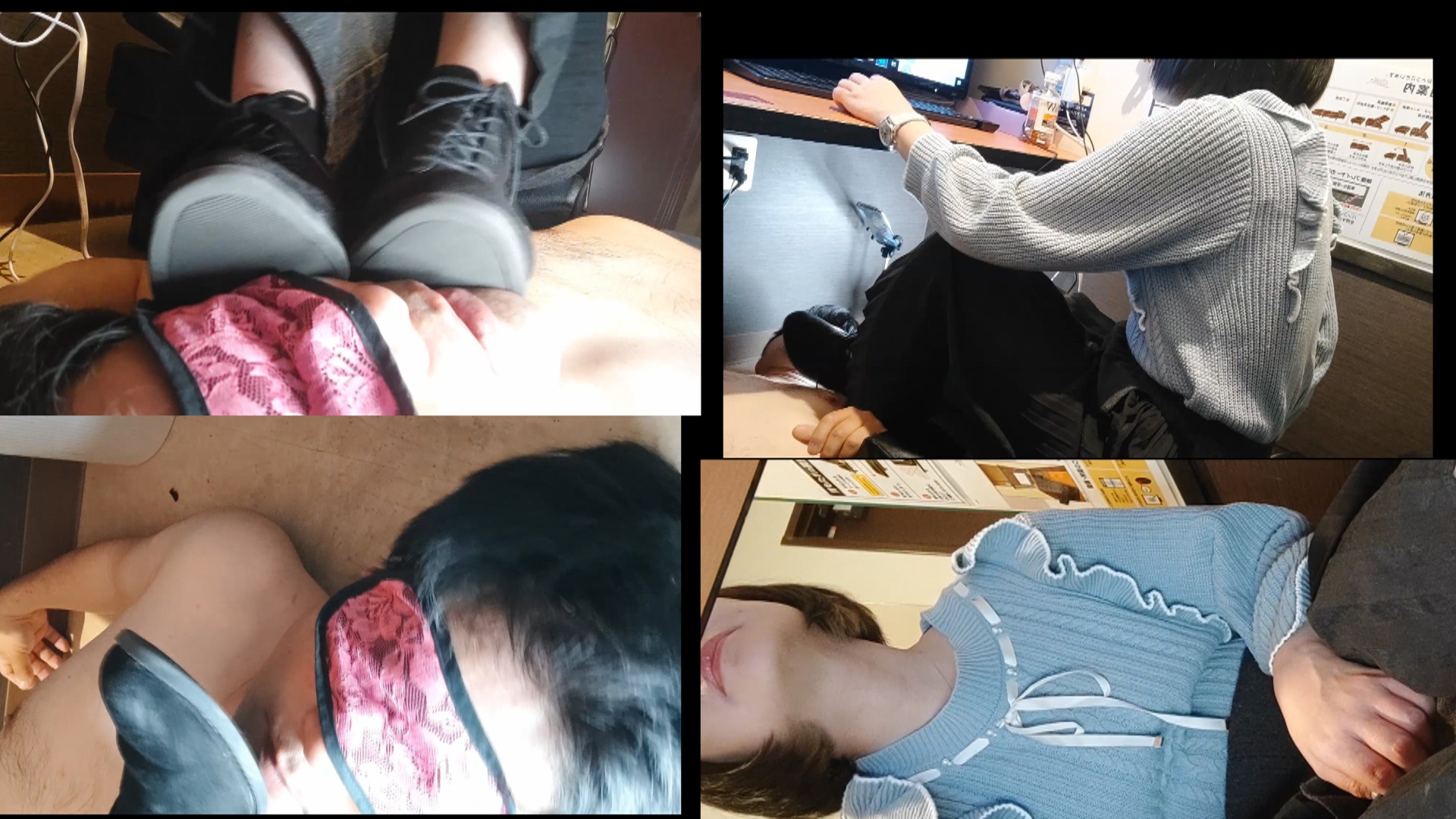 FC2-PPV-4332549 翼ちゃんのネットカフェで私物の靴を舐めさせたり**sqpnnjs*n 顔面踏みつけたりVOL1 Sample 1