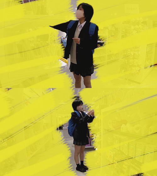 FC2-PPV-4332740 【再販セール4/6迄】**sqpnnjyox 黒髪ショートのどエロなJ○がバス内でフェラ＆生挿入！続きはトイレで濃厚キスから濃厚精子を生中出し！ Sample 1