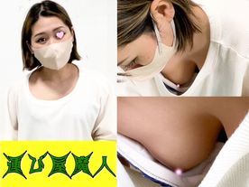 FC2-PPV-4334782 【集荷客胸チラ】**sqpnnjyzo 美巨乳女子大生の緩んだ胸元から乳首丸見えでした【パンチラ/胸チラ】