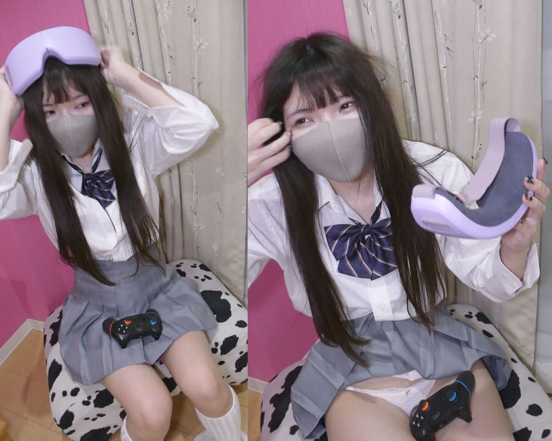 FC2-PPV-4336177 VRゲーム体験モニター女性パンチラ02「●坂道系！**sqpnnjqys 純白パンティ夢中になってかわいい乳首丸見え」 Sample 4