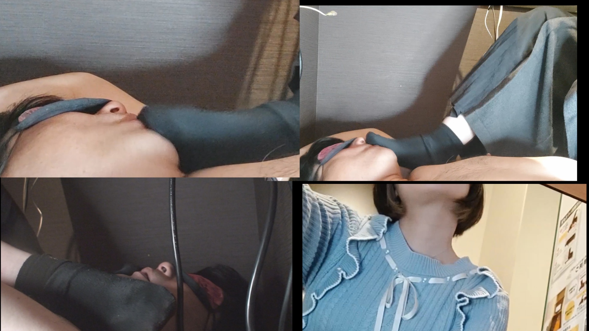 FC2-PPV-4343469 翼ちゃんの***oypsnznyo ネットカフェで私物ソックスの匂いを嗅がせたり舐めさせたり Sample 1