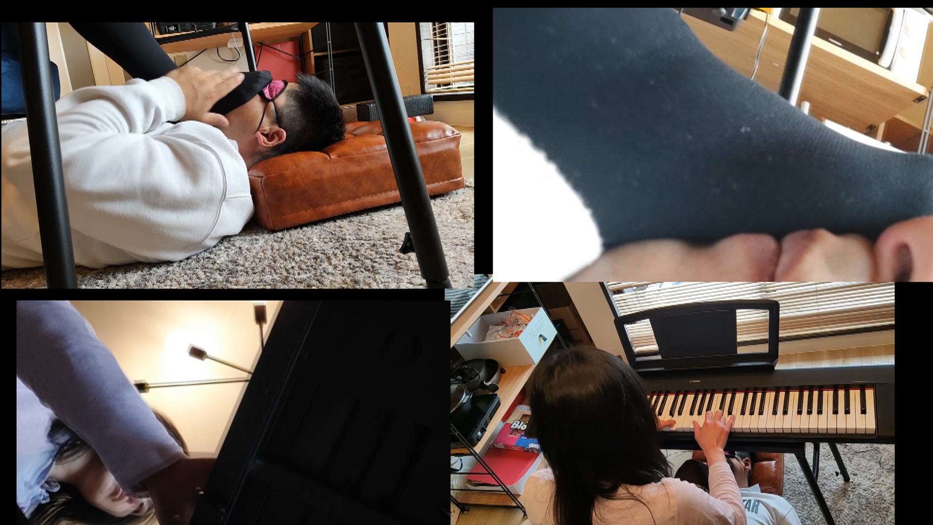 FC2-PPV-4346331 さなちゃんのピアノ**sqpnnyjqn 顔面ペダル黒タイツ編VOL2 Sample 1