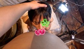 FC2-PPV-4393841 須〇亜香里似がイラマデビュー　黒髪ショート**sqpnnjojz 人妻がみんなに内緒で出演　逆流寸前まで喉奥イラマ激突