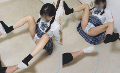 FC2-PPV-4401801 2アングル 制服で足すもう対決！**sqpnnj*py 負けたら豪快にお股おっ拡げ～ Sample 4