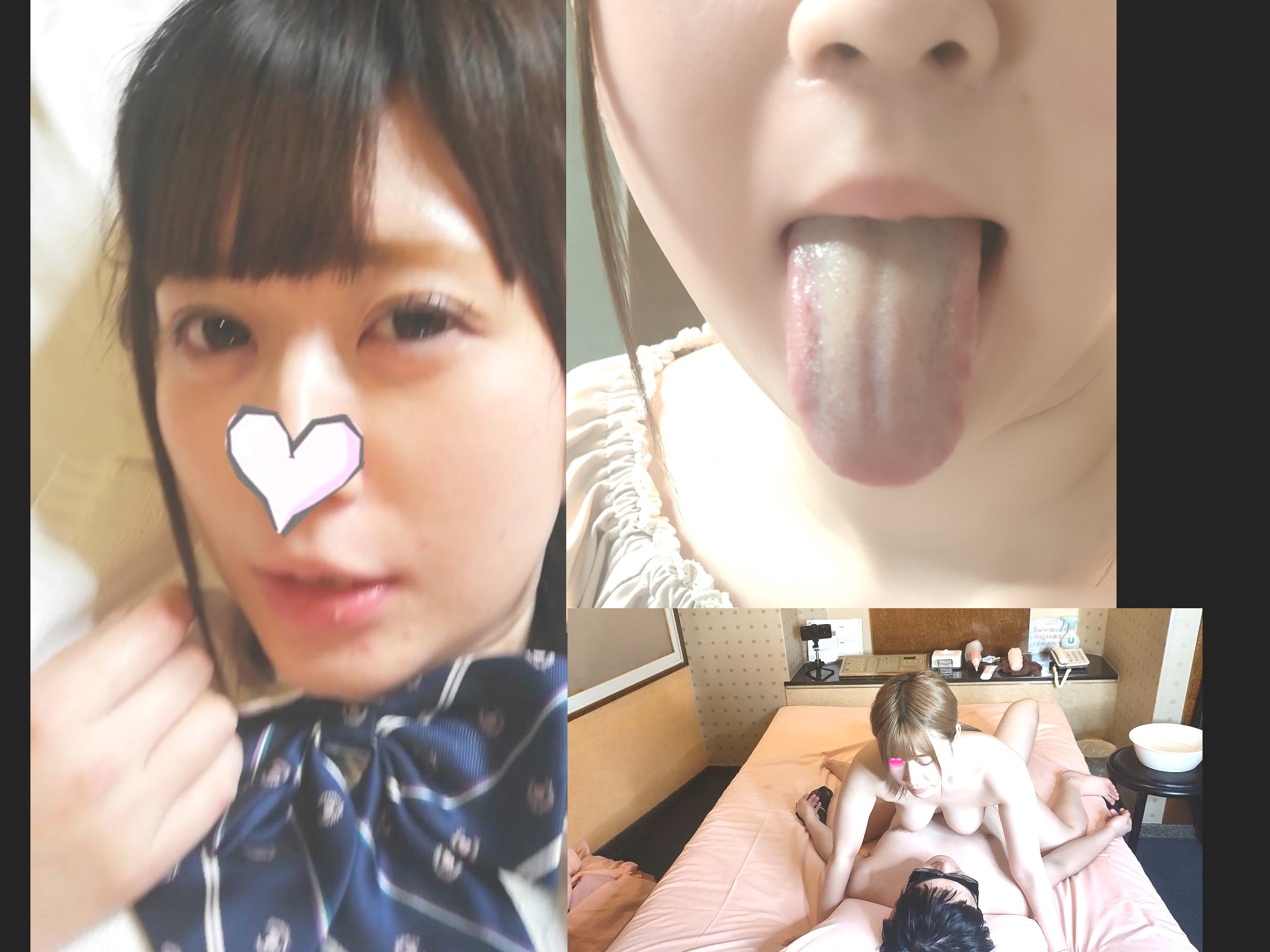 FC2-PPV-4479716 50%OFF!【顔舐めSEX】**sqpnnyjsq 【初撮り】顔面犯してあげる♡ チア部の美女JDに鼻顔舐めで唾液塗れにされながら、ピストン騎乗位＆正常位で金玉の精子を空にされる男 Sample 1