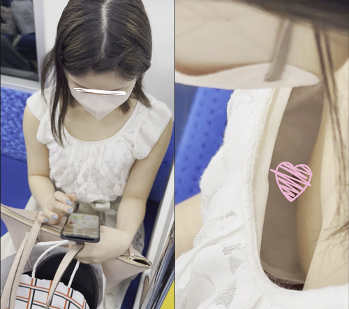 FC2-PPV-4481015 [電車胸チラ]***szzoqnoo* こんな可愛い子が無防備…!!終始ちくび見えっぱなしの特別列車でした。 Sample 2