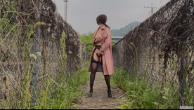 FC2-PPV-4698709 ガーターストッキングで野外露出