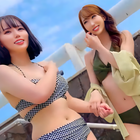 FC2-PPV-4774165 美巨乳ギャル2人組ナンパしたらプロ雀士でしたwwwハメ潮大量発射＆無遠慮中出し！【夏の海ナンパ最終回】