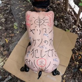 FC2-PPV-4802225 野外で巨乳メス犬のアナルに色々突っ込んできた☆