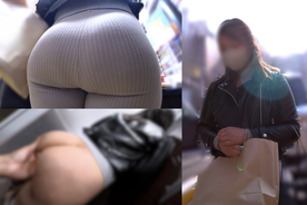 FC2-PPV-4821947 【着衣巨尻】リブパンツの中で収まりきらない100cmの規格外ヒップのバックショット！