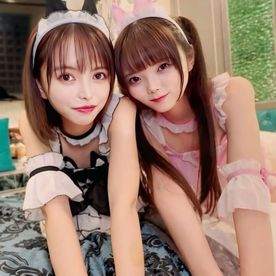 FC2-PPV-4834253 【モデル界の天使たち】※在庫限り※ 同じ事務所の仲良し2人組。双子メイドでえっちなご奉仕。中出し　顔射　※レビュー特典で完全版配布中