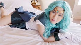 FC2-PPV-4863768 【セー●ーネプチ。ーン】ウエスㇳ54cmの超スレンダー美女がトロけるような顔でイキまくり、潮大噴射！！！