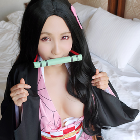 FC2-PPV-4868925 【145cm幼顔Hカップ】禰〇子コスでアヘ顔鬼イキ孕ませ♡