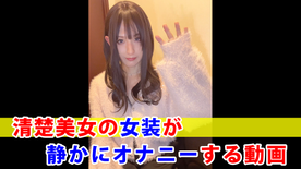 FC2-PPV-4880812 【個撮】清楚美女の女装が静かにオナニーする動画